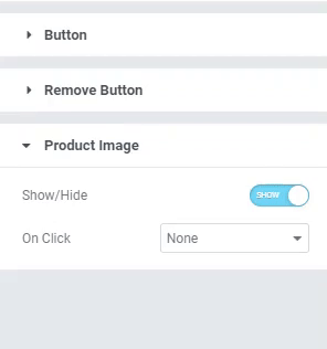 option to change the button text, change the close button icon, zoom or redirect to the product page on product image click and show/hide the product image
